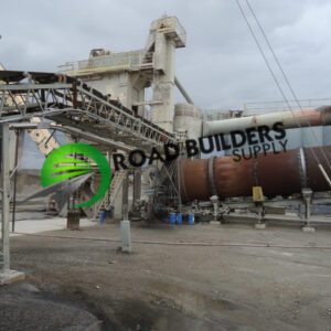 Industrial site with large machinery and structures.