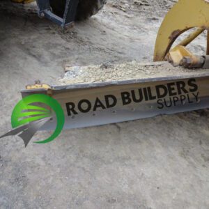 Road Builders Supply equipment on construction site.