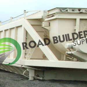 Large industrial machinery with Road Builders Supply logo.
