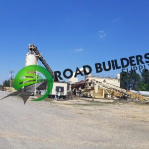 Construction site with machinery under clear sky.