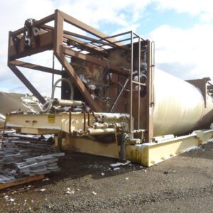 Large industrial machine on construction site.