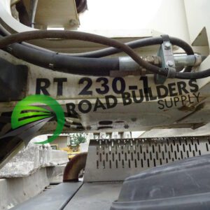 Heavy machinery with "Road Builders Supply" text.