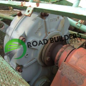 Large gearbox with coupling and bolts
