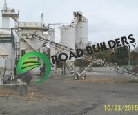 Industrial machinery with Roadbuilders Supply logo.
