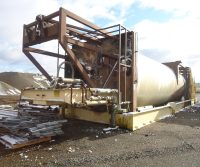 Large industrial machine on construction site.